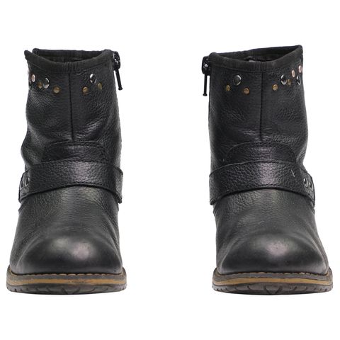 Clarks girls black boots best sale